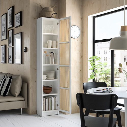 BILLY/HÖGADAL bookcase with door