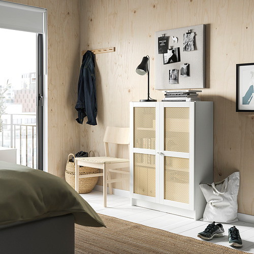 BILLY/HÖGADAL bookcase with doors