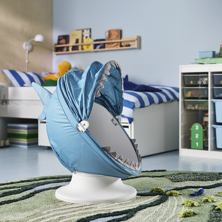 IKEA PS LÖMSK slipcover f children's swiv armchr