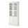 LIATORP - 玻璃門書櫃, 白色 | IKEA 線上購物 - PE700382_S1