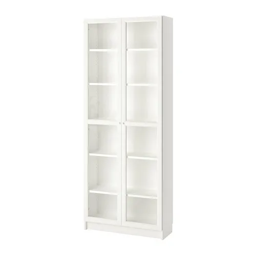 BILLY/OXBERG - 書櫃, 白色, 80x30x202 公分 | IKEA 線上購物 - PE700390_S4