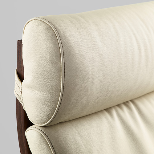 POÄNG - 扶手椅及腳凳, 棕色/Glose 米白色 | IKEA 線上購物 - PE585723_S4