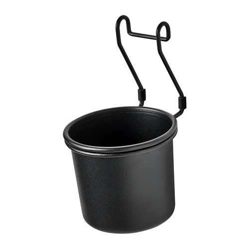 HULTARP - container, black, 14x16 cm | IKEA Taiwan Online - PE795397_S4