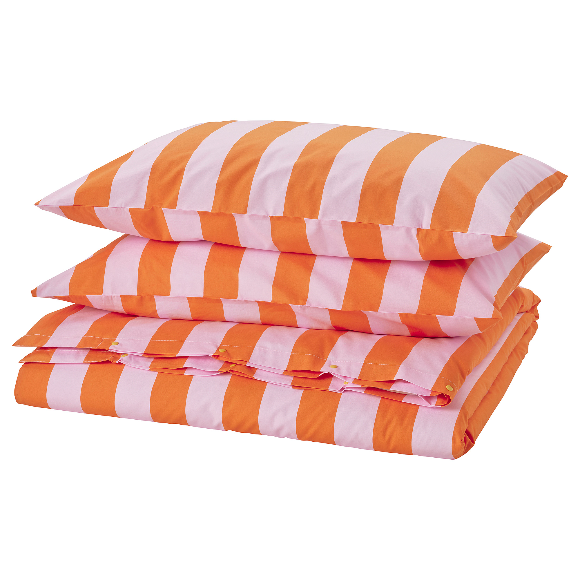 SLÅNHÖSTMAL duvet cover and 2 pillowcases