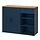 SKRUVBY - sideboard, black-blue, 120x38x90 cm | IKEA Taiwan Online - PE919728_S1