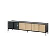 BOASTAD - TV bench, black/oak veneer, 181x42x45 cm | IKEA Taiwan Online - PE919734_S2 