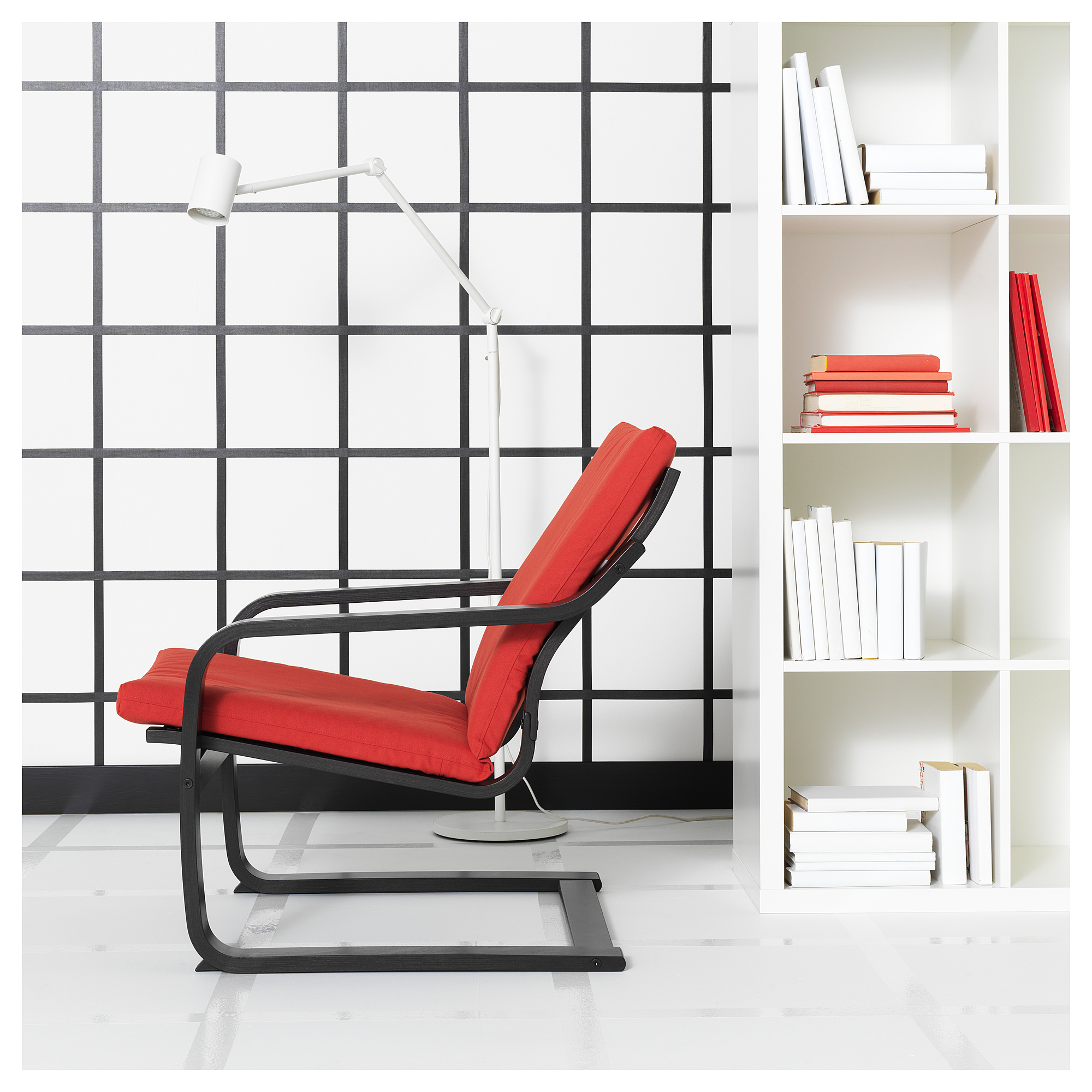 POÄNG low-back armchair