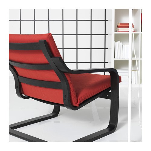 POÄNG low-back armchair
