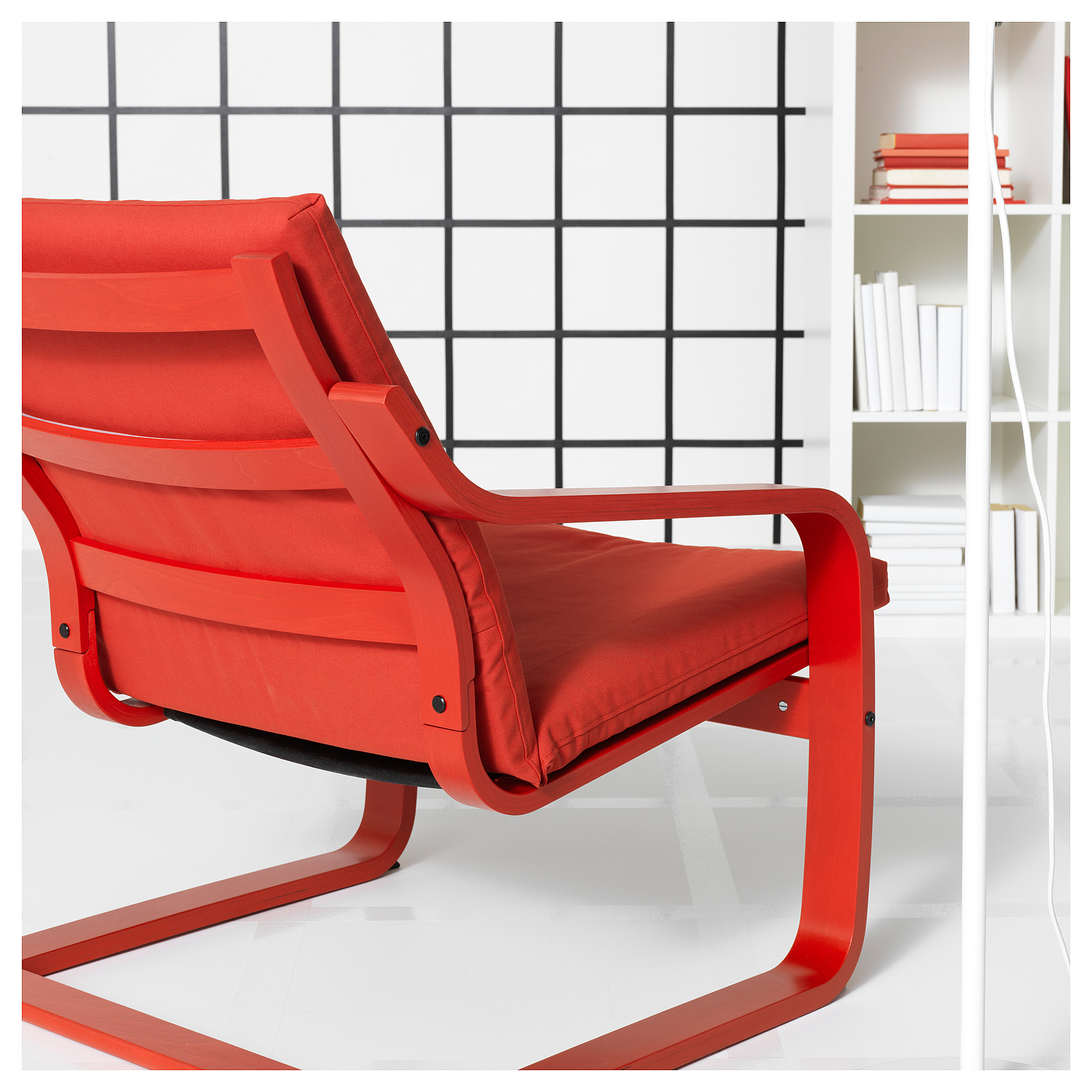 POÄNG low-back armchair