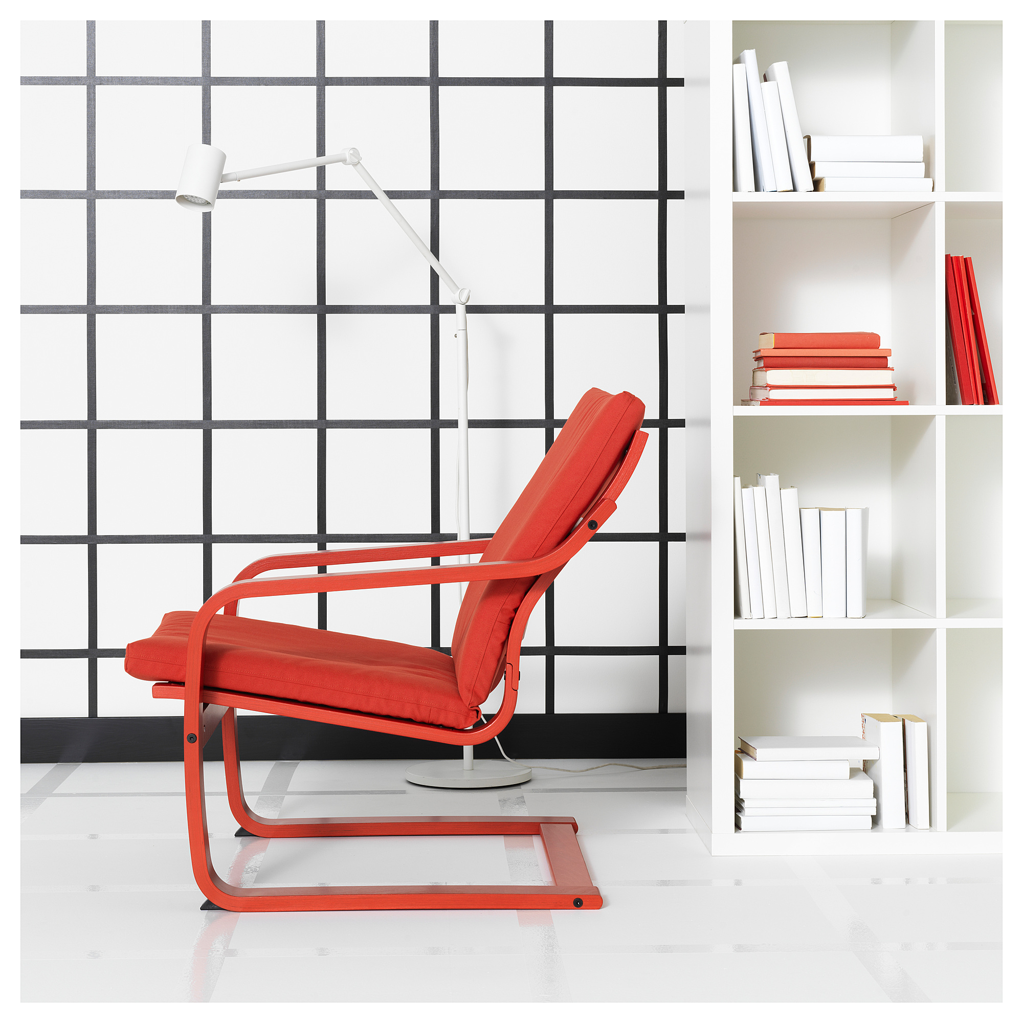 POÄNG low-back armchair