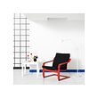 POÄNG low-back armchair