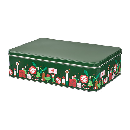 VINTERFINT - 附蓋萬用罐, 綠色, 29x20x8 公分 | IKEA 線上購物 - PE986287_S4