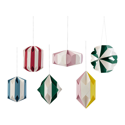 VINTERFINT tree ornament set of 6