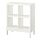 KALLAX - shelving unit with underframe, high-gloss/white/white | IKEA Taiwan Online - PE840980_S1