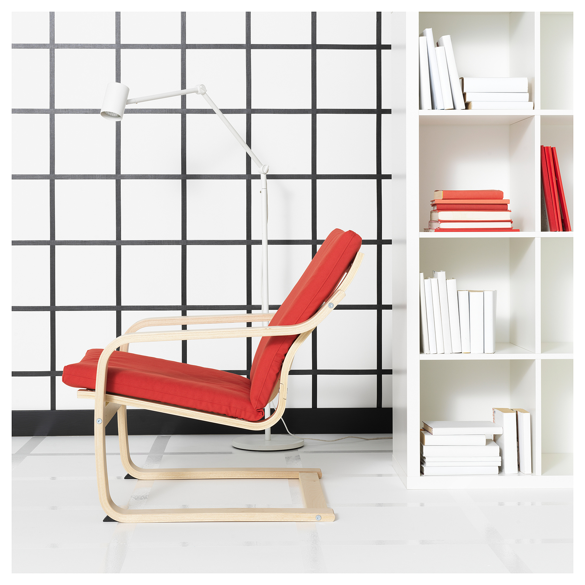POÄNG low-back armchair