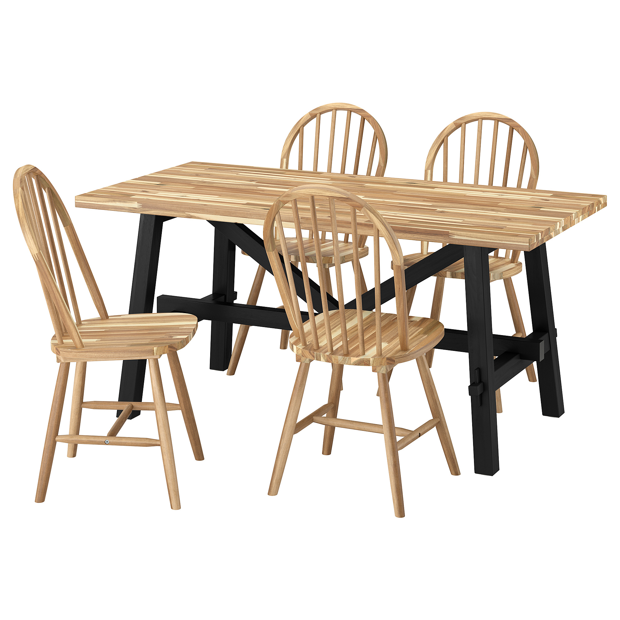 SKOGSTA 餐桌附4張餐椅