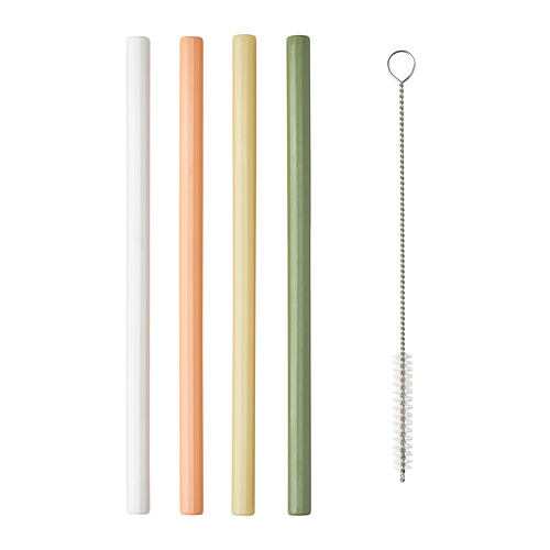 HUMLESUGA drinking straws/cleanbrush set of 5