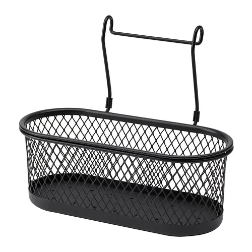 HULTARP - 收納筒/盒, 黑色/網狀, 31x16 公分 | IKEA 線上購物 - PE795465_S4