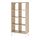 KALLAX - shelving unit with underframe, white stained oak effect/white | IKEA Taiwan Online - PE841001_S1