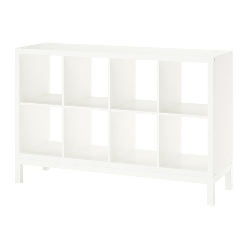 KALLAX - 層架組合附底架, 白色/白色, 147x94 公分 | IKEA 線上購物 - PE841007_S4
