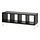 KALLAX - shelving unit with underframe, black-brown/white | IKEA Taiwan Online - PE841024_S1