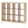 KALLAX - shelving unit with underframe, white stained oak effect/white | IKEA Taiwan Online - PE841032_S1
