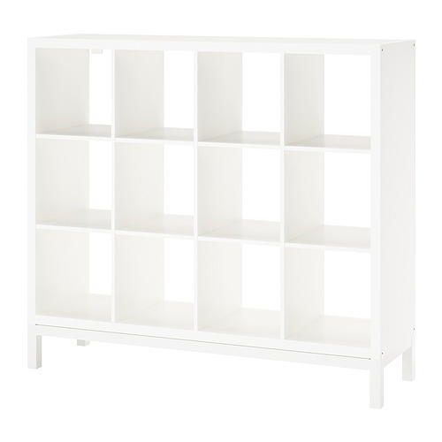 KALLAX - shelving unit with underframe, white/white | IKEA Taiwan Online - PE841036_S4