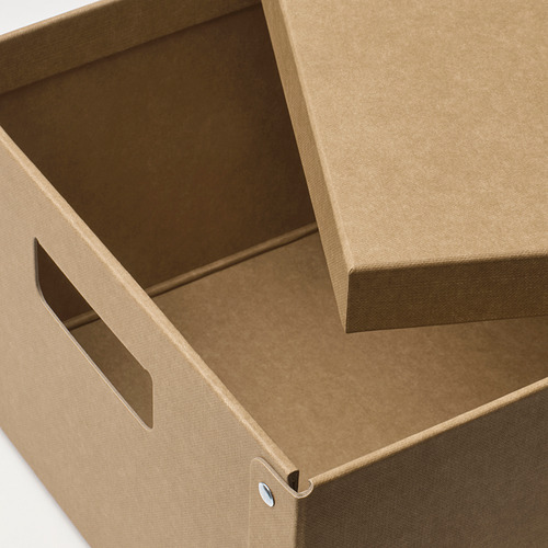 GÄRDESGÅRD storage box with lid