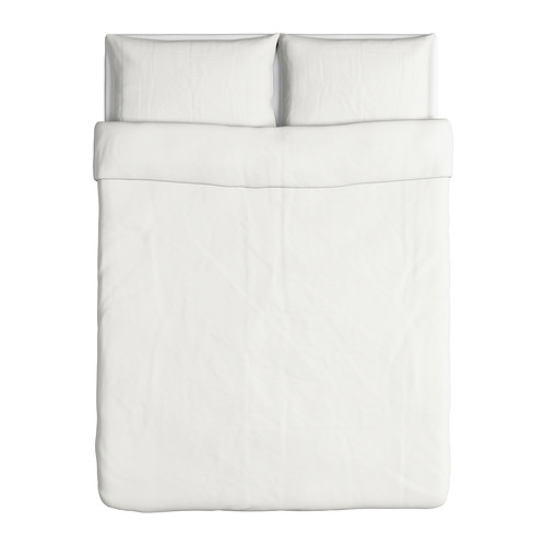 DVALA duvet cover and 2 pillowcases