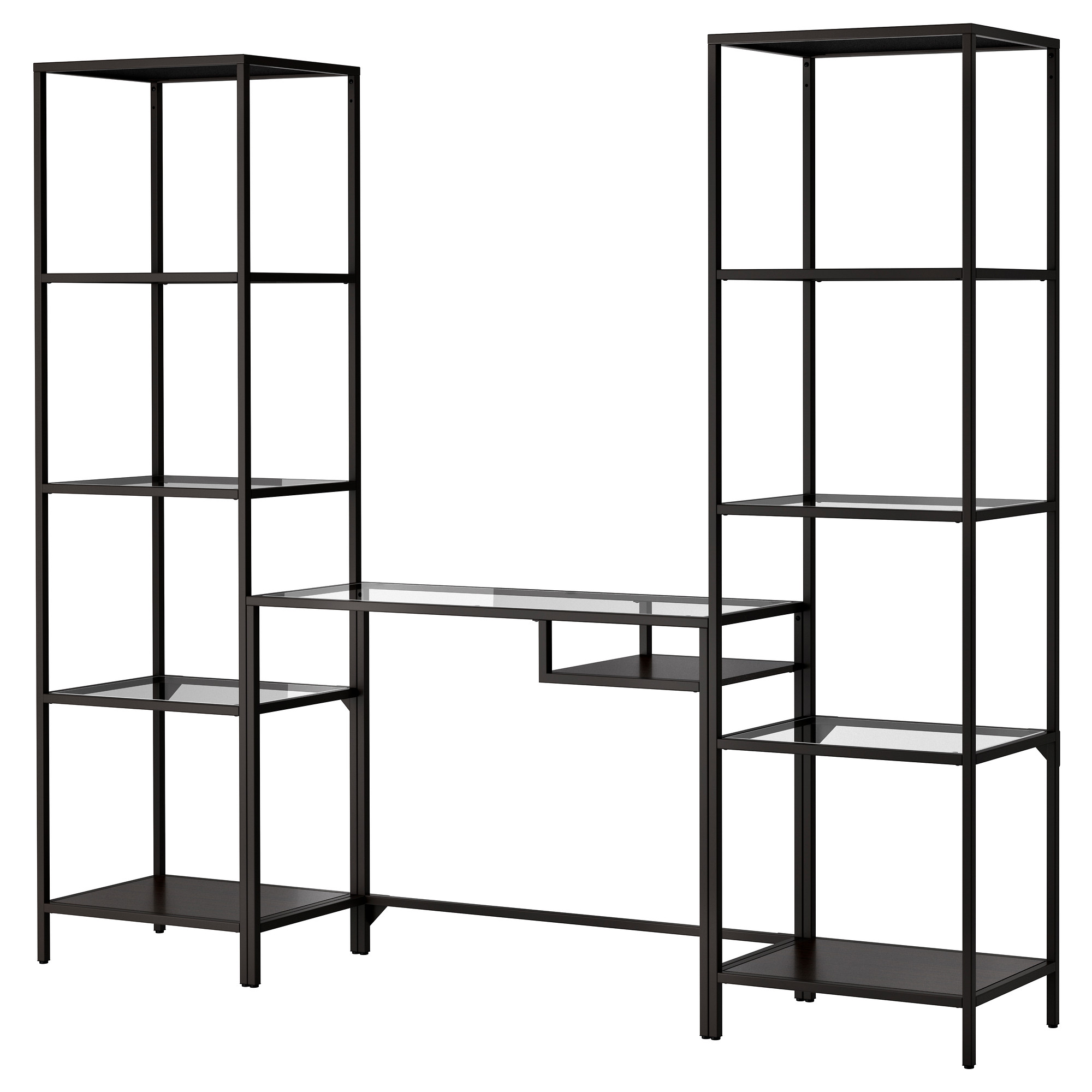 VITTSJÖ shelving unit with laptop table