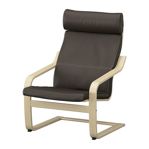POÄNG armchair and footstool