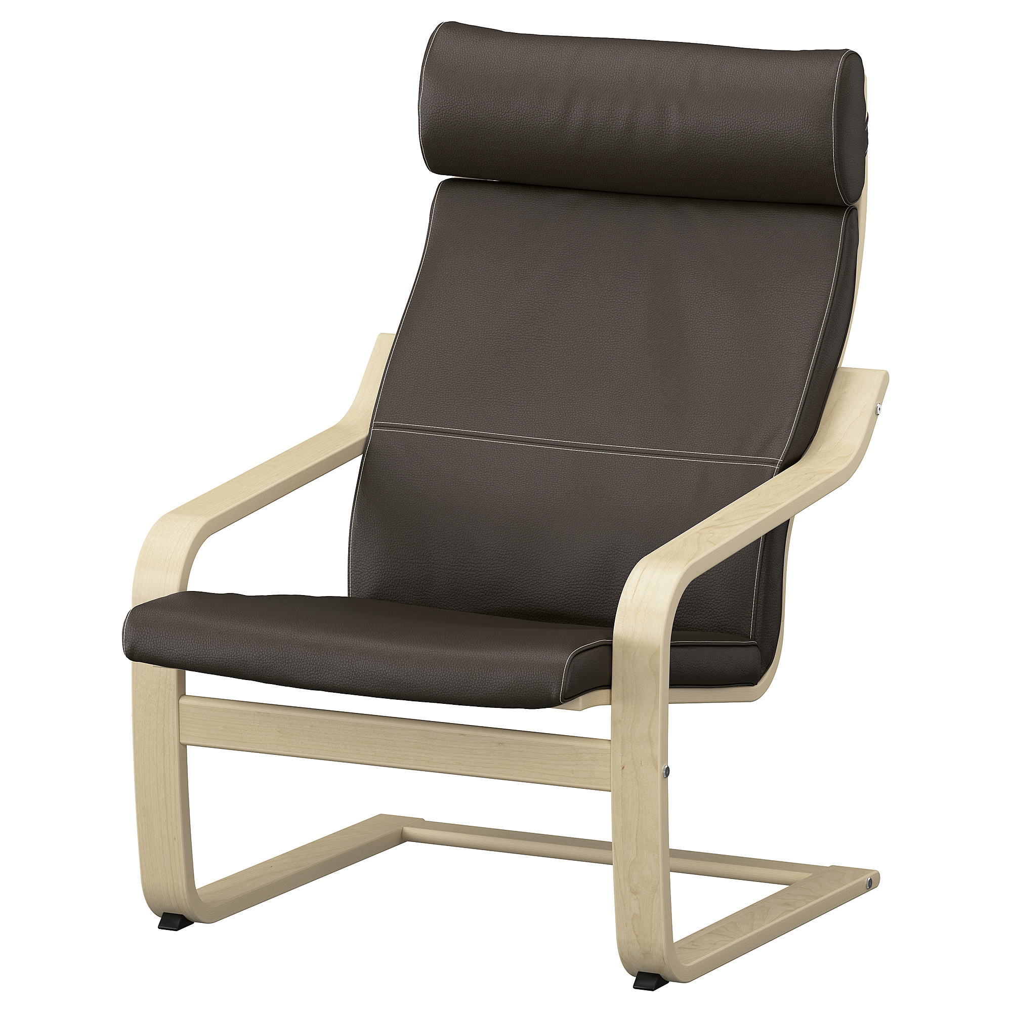 POÄNG armchair and footstool