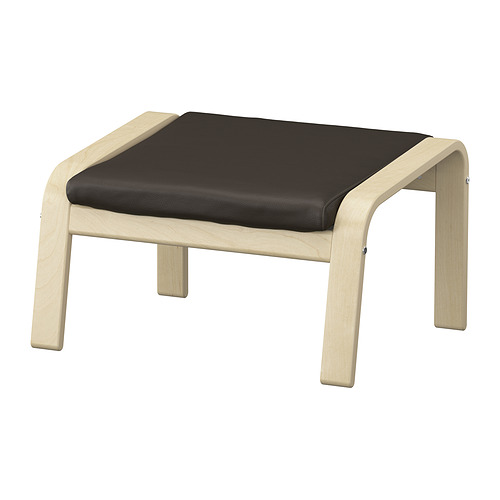 POÄNG armchair and footstool