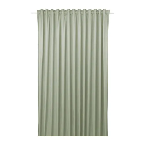 BENGTA - 遮光窗簾 1件裝, 綠色/含織帶, 210x250 公分 | IKEA 線上購物 - PE948766_S4
