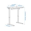 RELATERA desk combination sit/stand