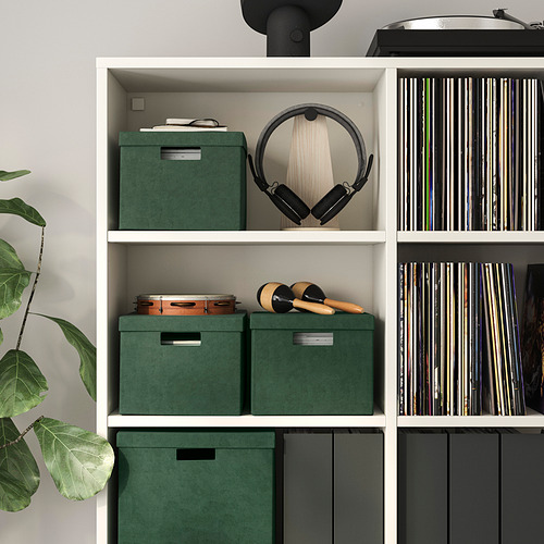 GJÄTTA storage box with lid