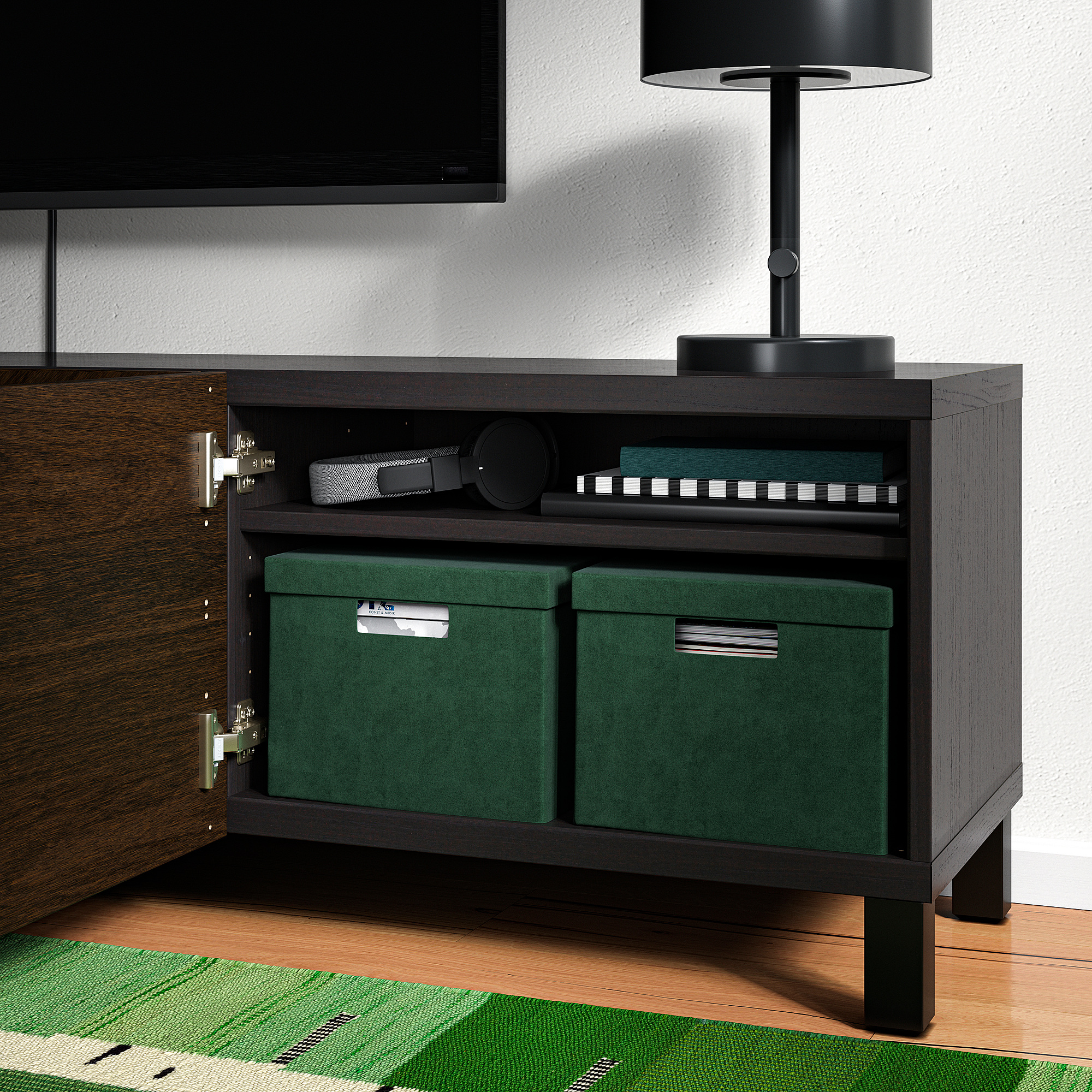 GJÄTTA storage box with lid