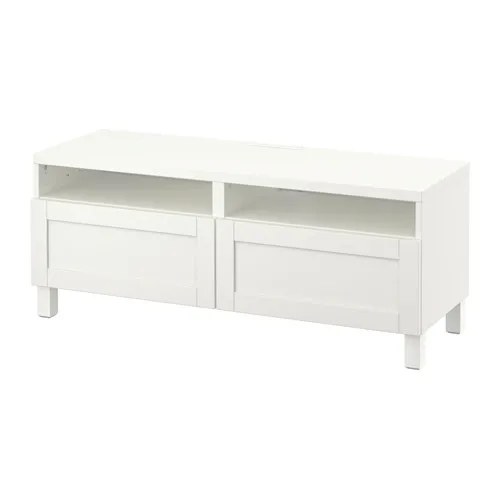 BESTÅ - 電視櫃附抽屜, 白色/Hanviken/Stubbarp 白色, 120x42x48 公分 | IKEA 線上購物 - PE531767_S4