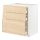METOD/MAXIMERA - base cab f hob/3 fronts/3 drawers, white/Askersund light ash effect | IKEA Taiwan Online - PE795701_S1