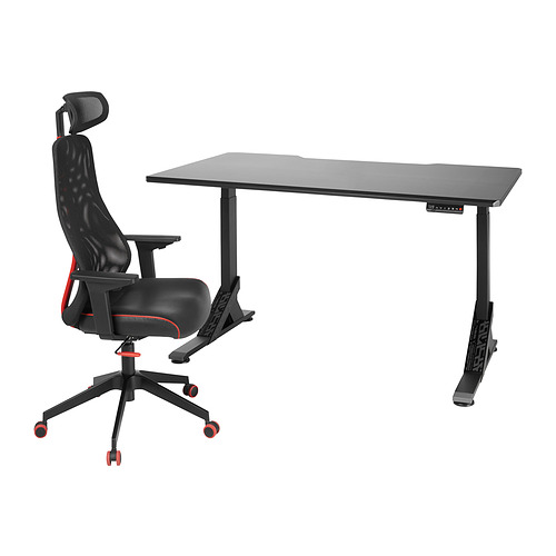 UPPSPEL/MATCHSPEL - gaming desk and chair, black | IKEA Taiwan Online - PE841125_S4
