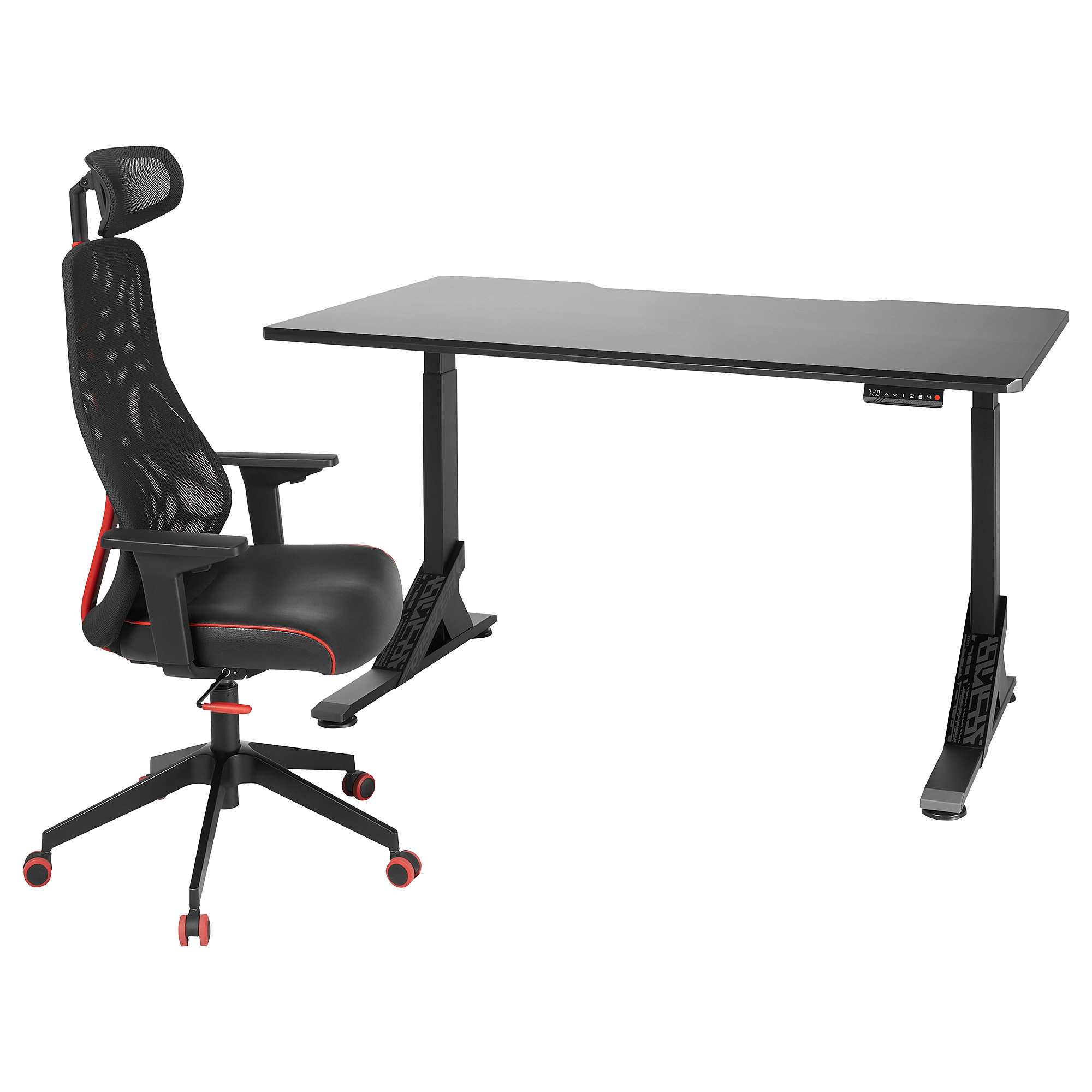 UPPSPEL/MATCHSPEL gaming desk and chair