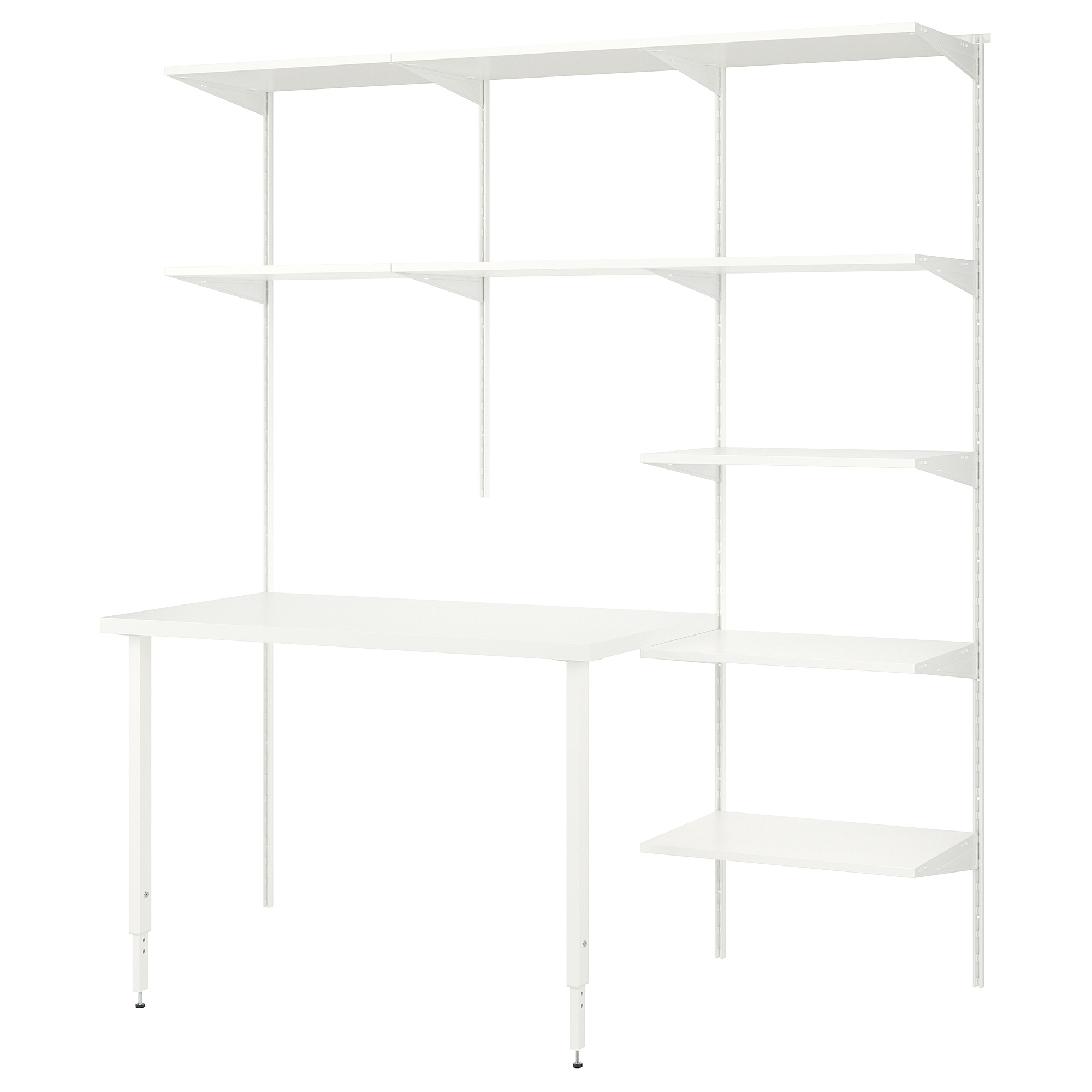 BOAXEL/LAGKAPTEN shelving unit with table top