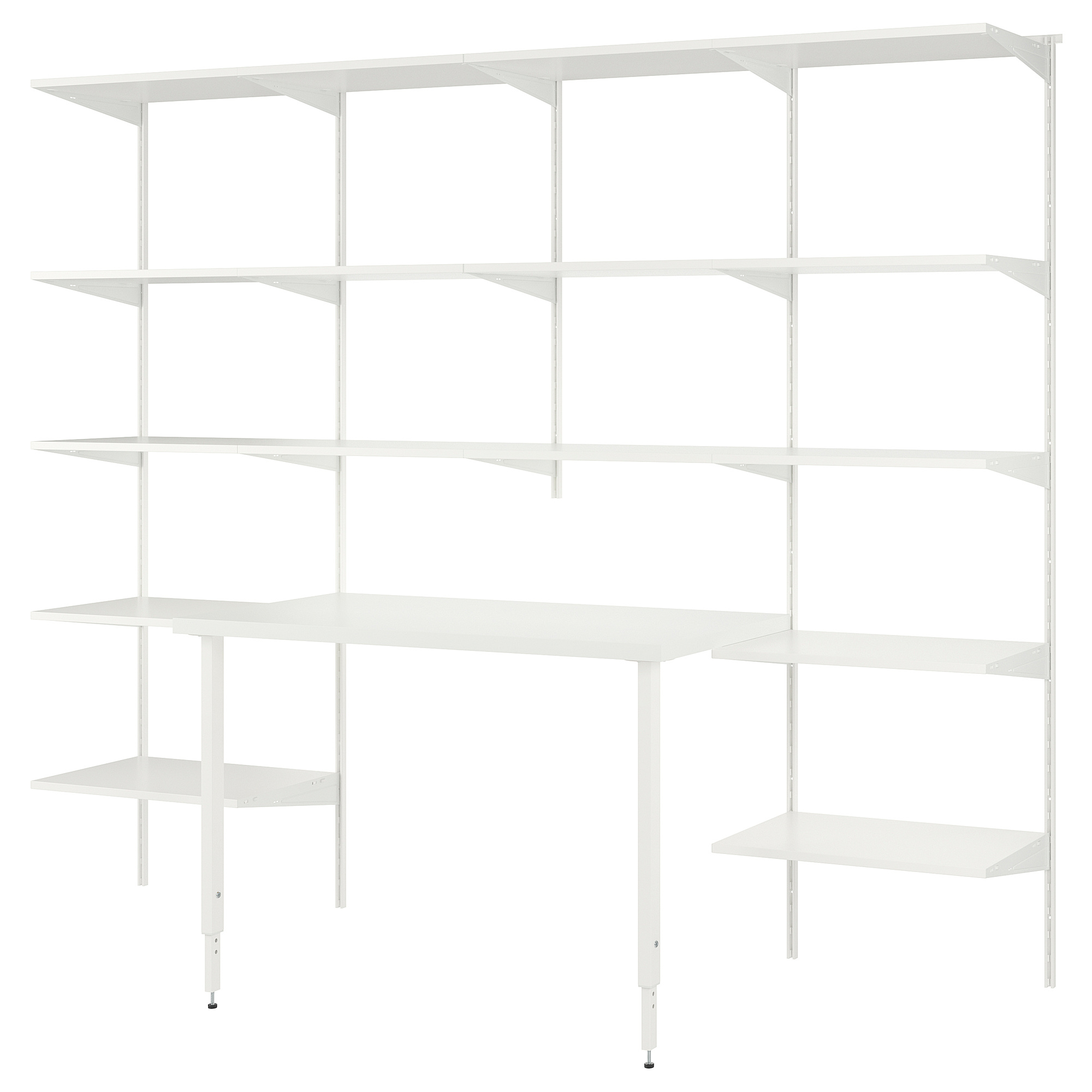 BOAXEL/LAGKAPTEN shelving unit with table top