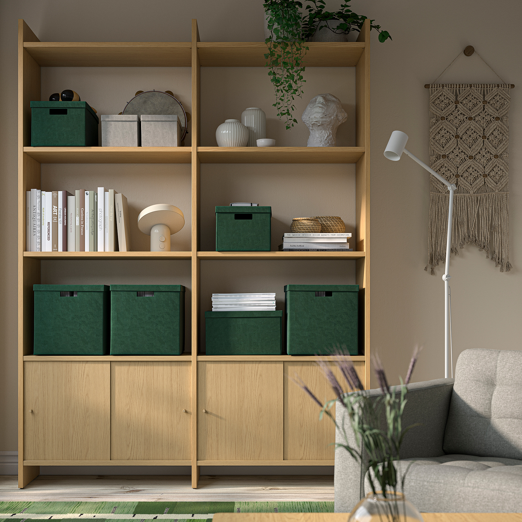 GJÄTTA storage box with lid