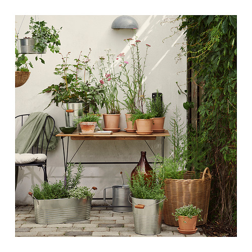 KORKGRAN bucket/plant pot