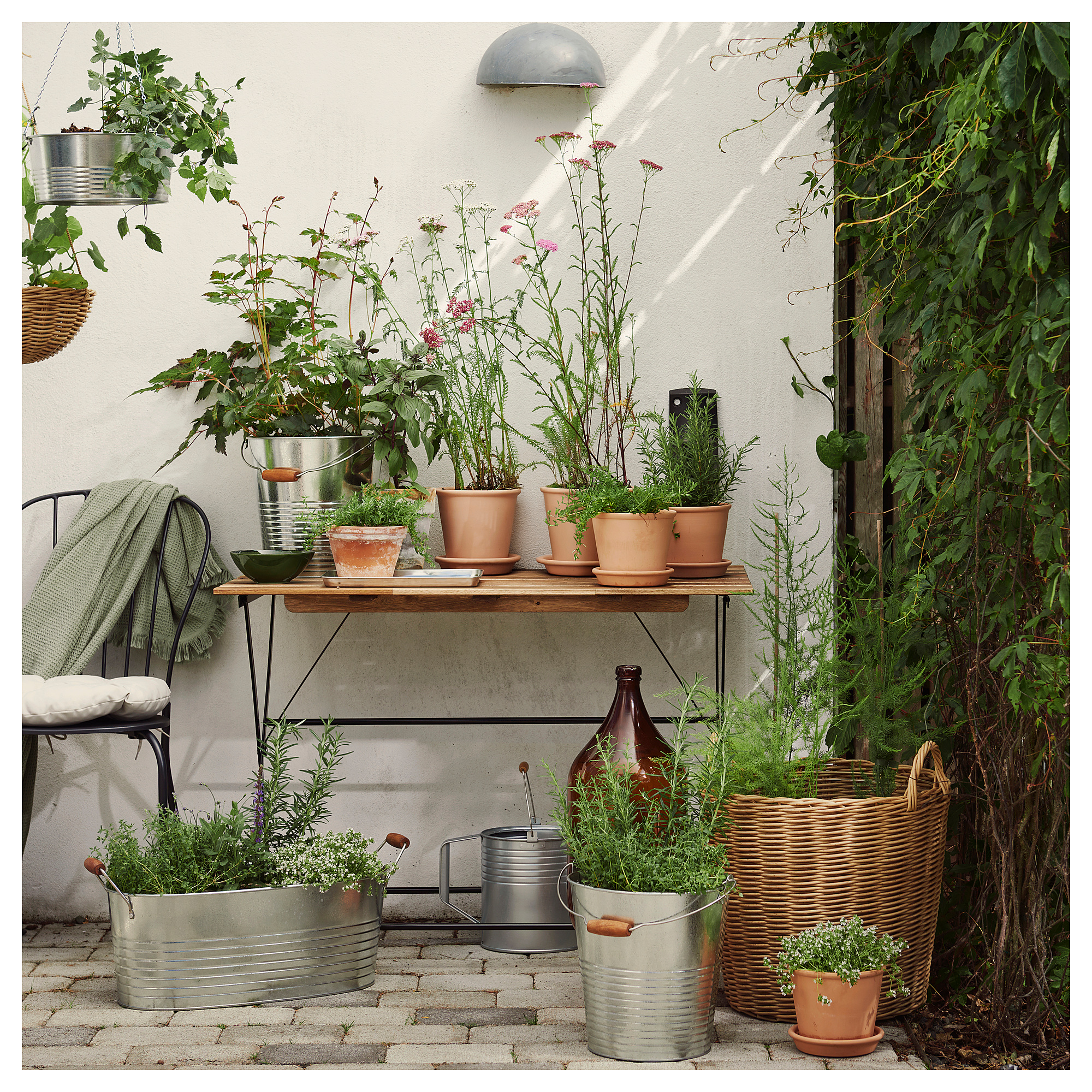 KORKGRAN bucket/plant pot