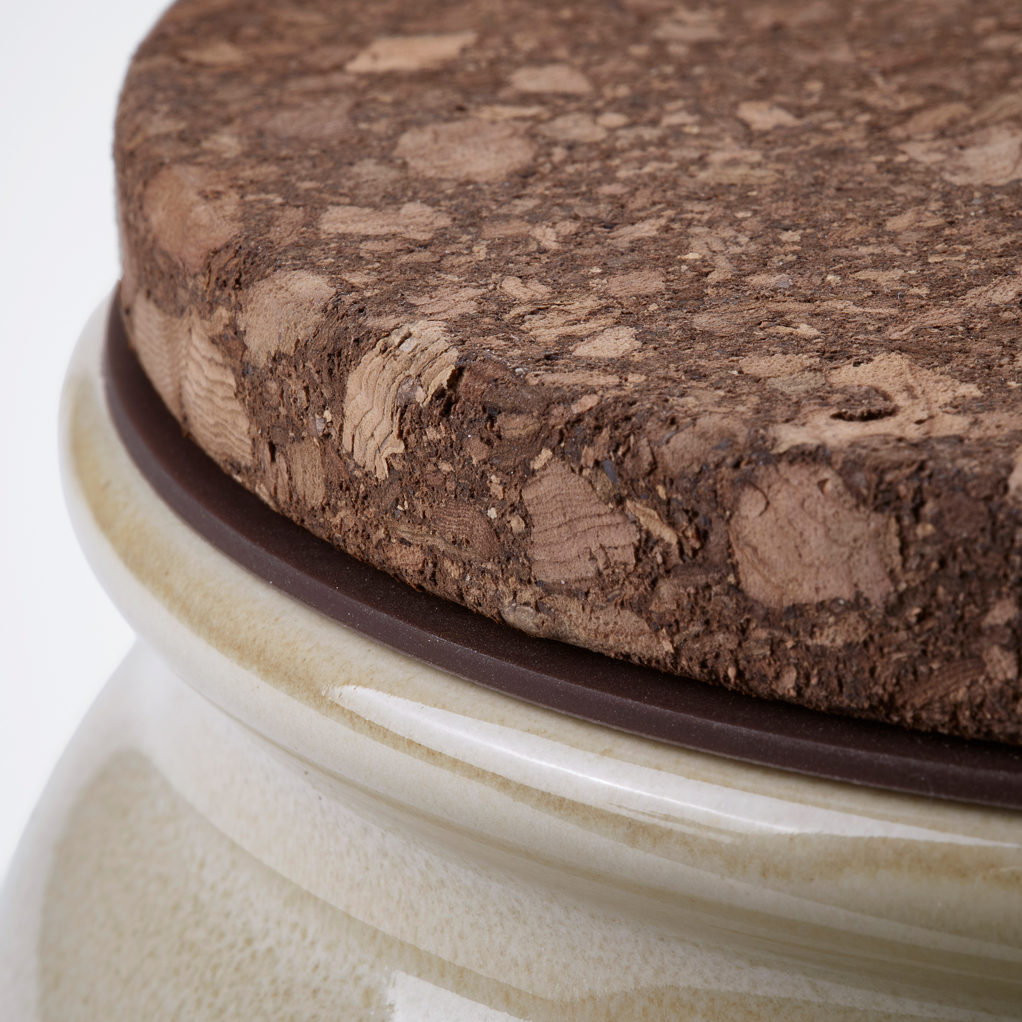 BRUGDHAJ jar with lid