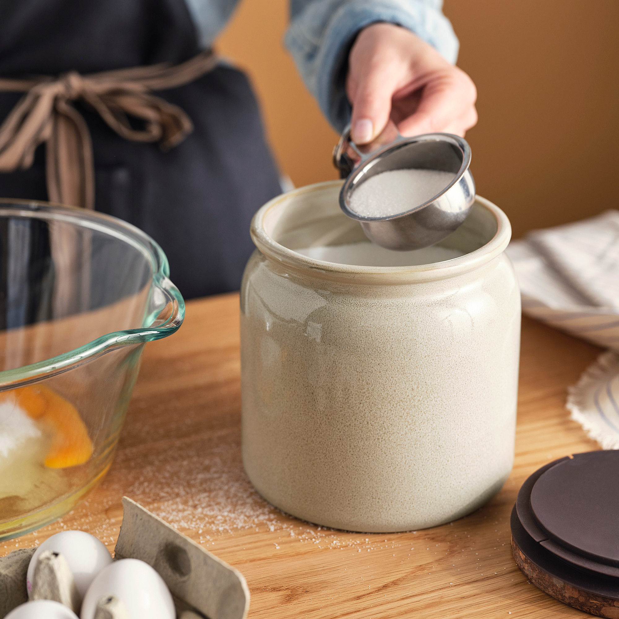 BRUGDHAJ jar with lid