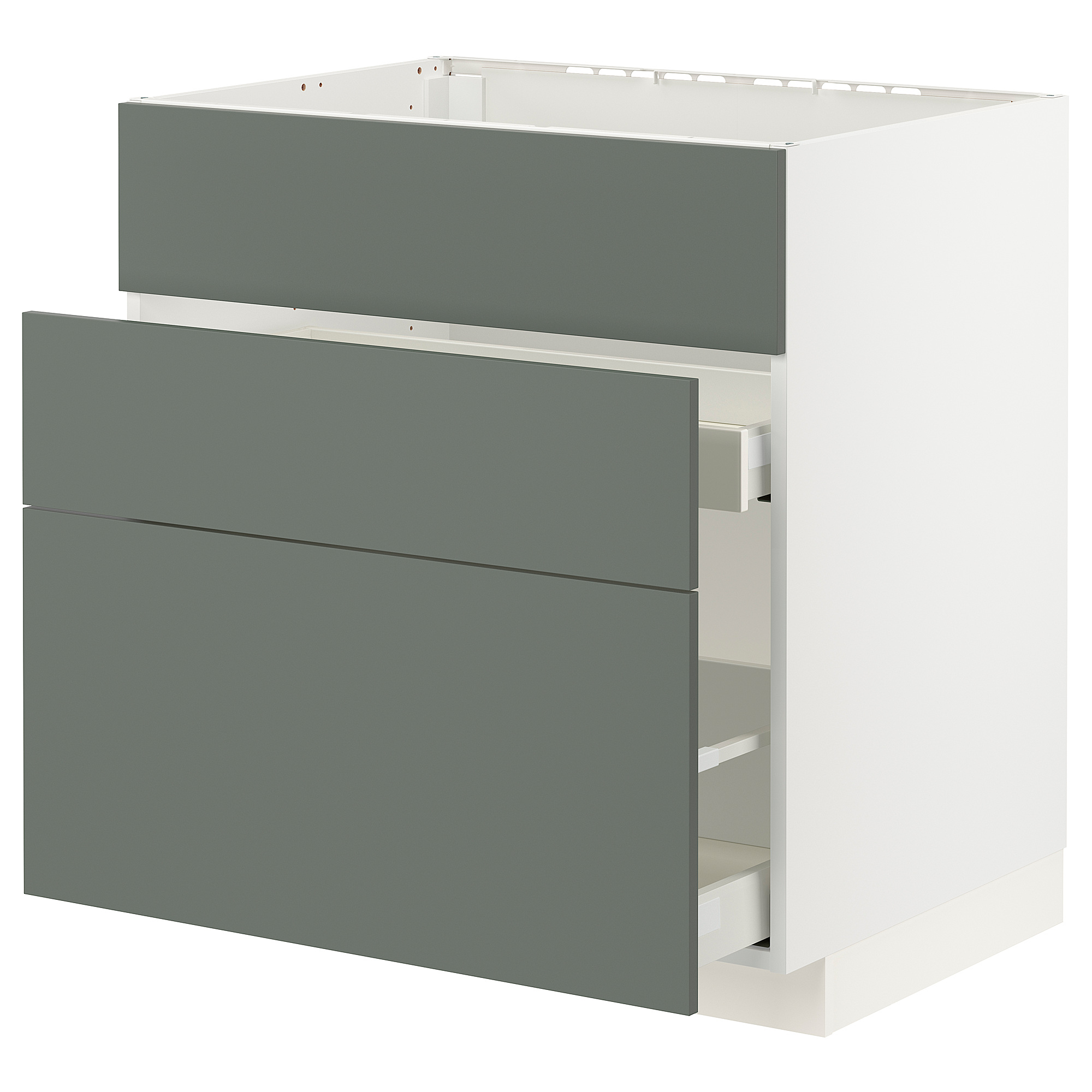 METOD/MAXIMERA base cab f sink+3 fronts/2 drawers