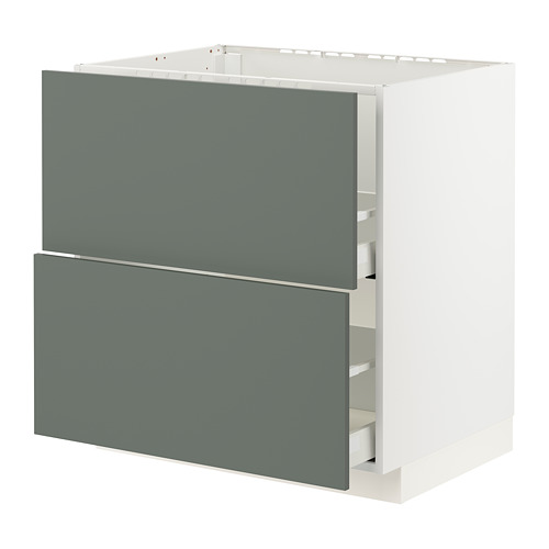 METOD/MAXIMERA base cab f sink+2 fronts/2 drawers